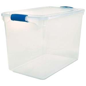 lot 15411 image: Homz - Heavy Duty Modular Stackable Storage Containers, 1 Pack