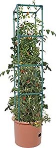 lot 15416 image: Hydrofarm GCTB2 Heavy Duty Tomato Barrel with 4 Tower, Green (B076VZHB58)