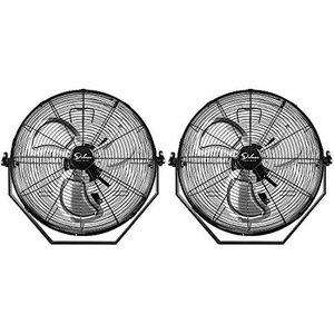 lot 15424 image: Simple Deluxe 18 Inch Industrial Wall Mount 3 Speed Commercial Ventilation Metal Fan for Warehouse Greenhouse Workshop Patio Factory and Basement Black