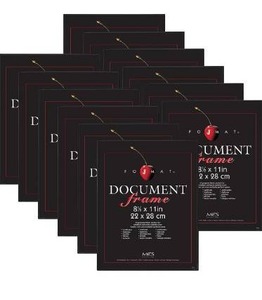 lot 15425 image: MCS Format Frame, Black, 8.5 x 11 in, 12 p