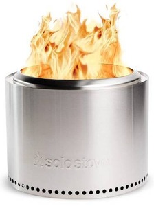 lot 15437 image: Solo Stove Bonfire 2.0, Smokeless Fire Pit  Wood Burning Fireplaces with Removable Ash Pan, Portable Outdoor Firepit - Ideal for Camping, Stainless Steel, H 14 in x Dia 19.5 in, 20 lbs