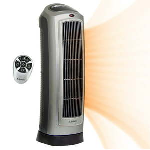 lot 15444 image: Lasko 1500W Digital Ceramic Space Heater with Remote 755320 Silver