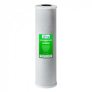 lot 15481 image: iSpring FC25B High Capacity 20 x 4.5 Water Filter Replacement Cartridge - Carbon Block - Fits Standard 20 x 4.5 Whole House Water Filter Systems Model FC25B