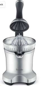 lot 15487 image: Breville BCP600SIL Citrus Press Motorized Juicer, Silver