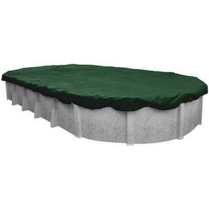 lot 15494 image: Robelle 10-Year Dura-Guard Oval Winter Pool Cover 10 x 15 ft. Pool