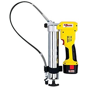 lot 15512 image: Lumax LX-1175 Handyluber 12V Cordless Grease Gun with Single Battery, 7000 Psi , Yellow (B01N0HGP1S)