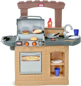 lot 15520 image: Little Tikes - Cook n Play Outdoor BBQ Play Set