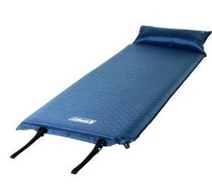 lot 15526 image: Coleman Self-Inflating Sleeping Camp Pad with Pillow, 76 x 25