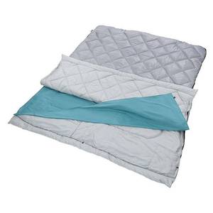 lot 15529 image: Coleman� Tandem 45°F Adult 2 Person Double Sleeping Bag, Gray
