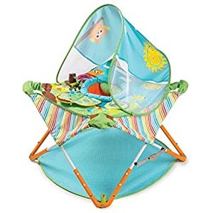 lot 15542 image: Summer Pop N Jump Portable Baby Activity Center - Lightweight Baby Jumper with Toys and Canopy for Indoor and Outdoor Use (B01FHSTUIW)