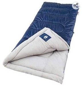 lot 20105 image: Coleman adult sleeping bag gray