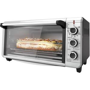 lot 20123 image: BLACKDECKER TO3240XSBD 8-Slice Extra Wide Convection Countertop Toaster Oven, Stainless SteelBlack Convection Toaster Oven (B01K1RKPFQ)