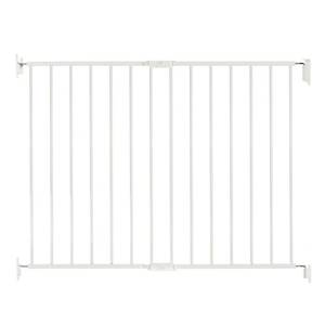 lot 20125 image: Regalo 2-in-1 Extra Wide Stairway and Hallway Walk ThroughBaby Safety Gate, Hardware Mounting, White (B07H9N7DW4)