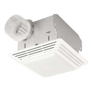lot 20160 image: Broan 50 CFM Ventilation Fan with Light 2.5 Sones