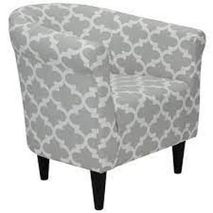 lot 5874 image: Mainstays Bucket Accent Chair