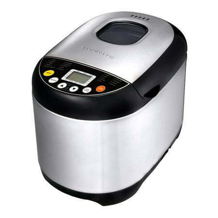 lot 14595 image: Ovente Bread Maker Machine with Gluten Free Setting, 19 Preset Menu, Digital Display and Nonstick Baking Pan, Perfect for Homemade Loaf, Sourdough, Wheat, Dough, Black BRM5020B