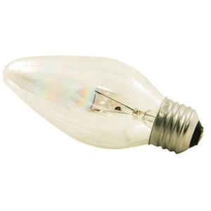 lot 15537 image: Sylvania 13985 - 40FICBL2PK 120V F15 Decor Flame Tip Light Bulb