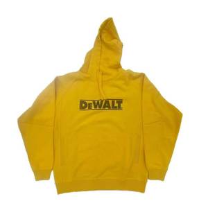 lot 15546 image: DEWALT Logan Mens Size XXL Yellow CottonPolyester Water Resistant Hooded Sweatshirt