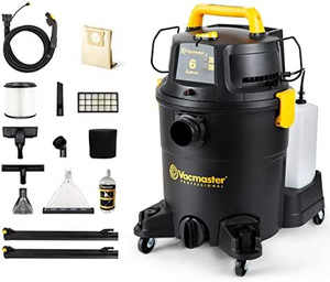 lot 15554 image: Vacmaster VK609PFR 0201 6 Gallon 5.5 Peak HP 3-in-1 WetDryUpholstery Shampoo Vacuum Cleaner
