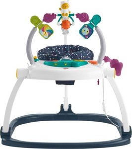 lot 15559 image: Fisher-Price - Astro Kitty SpaceSaver Jumperoo - Multi