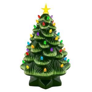 lot 15583 image: Mr Christmas - Lit Nostalgic Christmas Tree 14 - Green