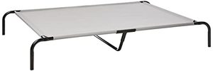 lot 25685 image: Cooling Elevated Pet Bed, Extra Large (60.1 x 37.1 x 8.9 Inches), Grey, 1 count