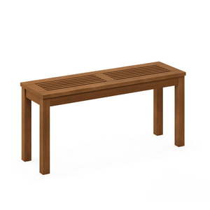 lot 25734 image: Furinno Tioman Outdoor Durable Hardwood Bench - Brown