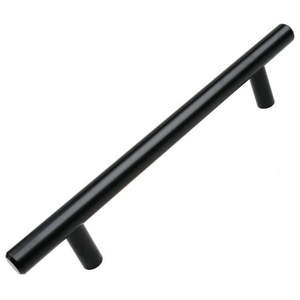 lot 35653 image: GlideRite 5 in. Center Modern Cabinet Pull Matte Black Pack of 10