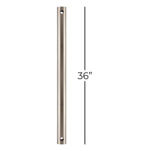lot 35668 image: Emerson 3 Downrod - Brushed Steel