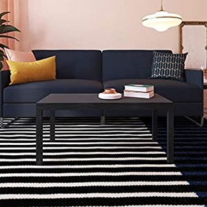 lot 35677 image: Ameriwood Home Parsons Modern Coffee Table, Black (B005QLJL3K)