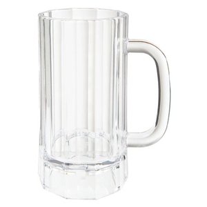 lot 35684 image: G.E.T. 00087-PC-CL Clear 20 Oz. Beer Mug with Handle - 12  CS