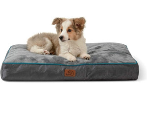lot 45533 image: Bedsure Waterproof Dog Beds for Large Dogs - Large Dog Bed with Washable Cover, Pet Bed Mat Pillows for Medium, Extra Large Dogs