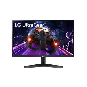 lot 45549 image: LG 24GN600-B Ultragear Gaming Monitor 24 Full HD (1920 x 1080) IPS Display, 1ms (GtG) Response Time, 144Hz Refresh Rate, AMD FreeSync Premium, HDR10, 3-Side Virtually Borderless Display (B08PHKNNRY)