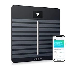 lot 45552 image: Withings - Body Cardio - Heart Health & Body Composition Wi-Fi Smart Scale - Black
