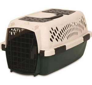 lot 45569 image: Petmate Ruffmaxx Dog Kennel Pet Carrier & Crate, Outdoor and Indoor for Large, Medium, and Small Dogs - Made from Durable Recycled Material w 360-Degree Ventilation