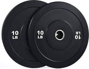 lot 35645 image: Set of 2, 10 pound Bumper plate