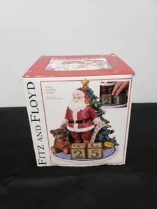 lot 2237 image: Fitz & Floyd countdown Santa NIB works