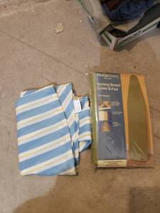 lot 2376 image: pair ironing board covers