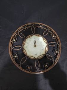 lot 2381 image: heavy metal wall clock