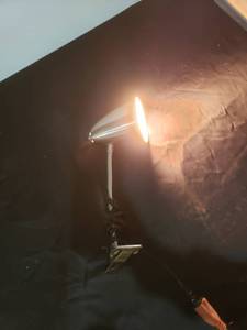 lot 2507 image: clip on metal light adjustable
