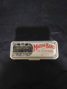 lot 2519 image: marine band harmonica case