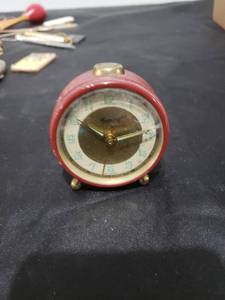 lot 2521 image: old Forestville alarm clock west germany