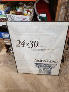 lot 2551 image: factory sealed 20x30 poster frame