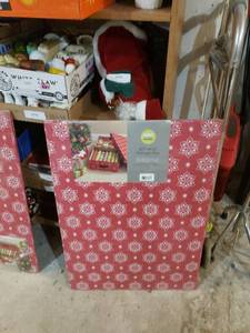 lot 2553 image: gift wrap storage box factory sealed