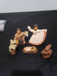 lot 2625 image: authentic peruvian nativity