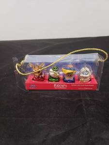 lot 2635 image: Rudolph the red nose reindeer ornaments