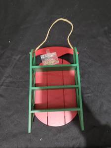 lot 2636 image: sled hanging shelf
