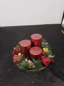 lot 2641 image: candle centerpiece