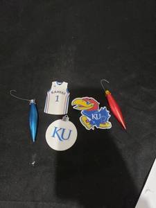 lot 2655 image: lot of KU ornaments