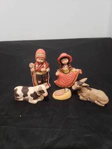 lot 2698 image: authentic peruvian nativity